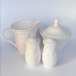 Biltmore Lila Sugar/Creamer/Salt/Pepper Set